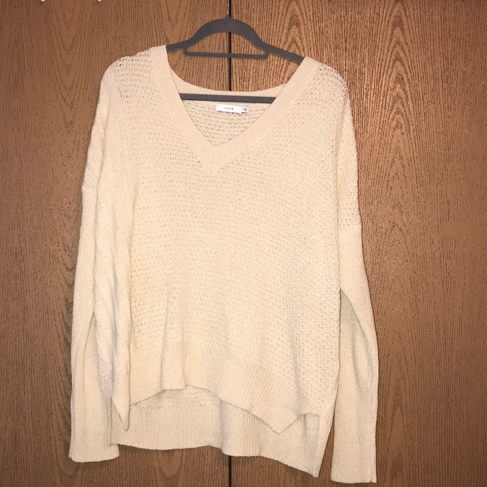 Cream sweater